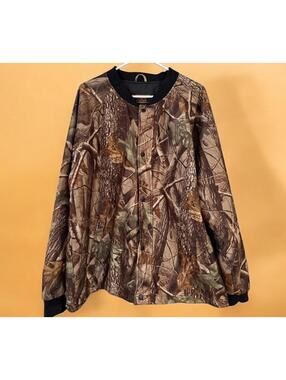 Stearns Dry Wear Snap Down Hunting Jacket LARGE Camo